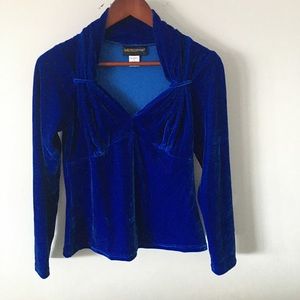 Vintage Velvet Top Sz S